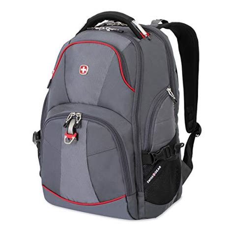 Swiss Gear Backpack15 Laptop Scan Smart Grey 18 X 135 X 90 In