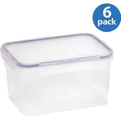 Snapware Airtight Plastic 108 Cup Rectangle Food Storage Container 6