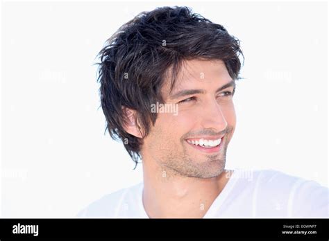 Portrait Of Smiling Man Stock Photo Alamy