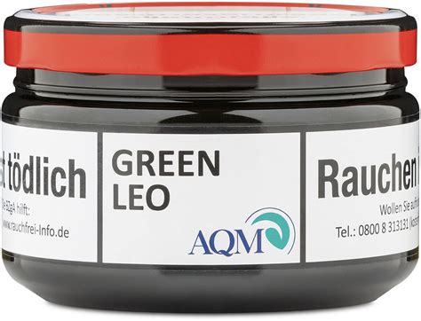 Green Leo Aqua Mentha Dry Tabak G Shisha Dreams