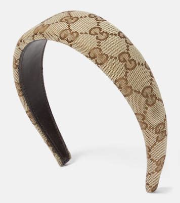 Gg Canvas Headband In Multicoloured Gucci Mytheresa