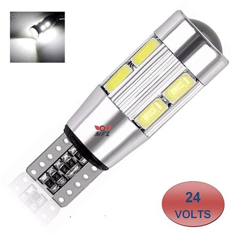 LAMPADA T10 CAMBUS CREE 10 LED W5W BRANCO 24V MFL ACESSORIOS LTDA