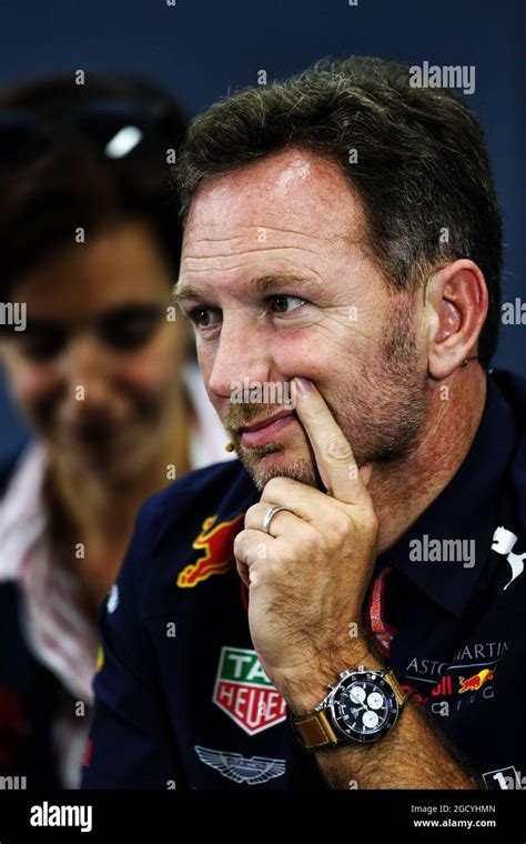 Red Bull Racing Team Principal In Fia Press Conference Hi Res Stock