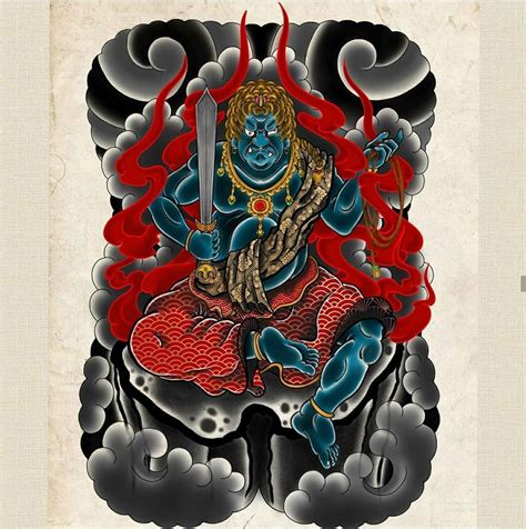 Irezumi Culture Tattoo On Instagram Amazing Fudo Myoo Art Design Done