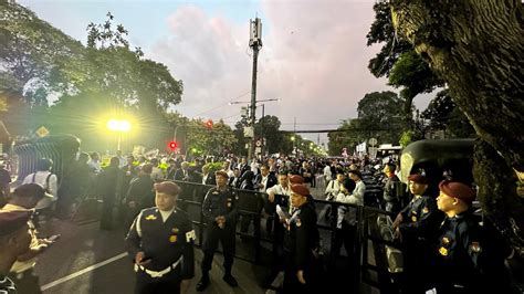 Pengundian Nomor Urut Capres Cawapres Polisi Berlakukan Rekayasa Lalu