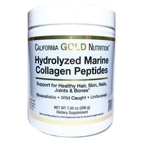 Hydrolyzed Marine Collagen Peptides Unflavored California Gold