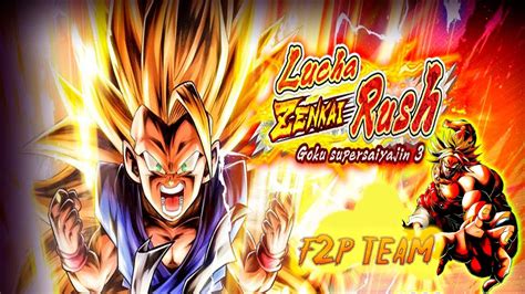 Zenkai Rush Battle Goku Ssj Gt F P Team No Goku God Y Gohan Ultimate