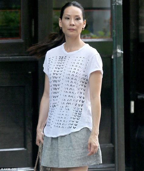 Lucy Liu Wields Baton While Filming Fight Scene For Elementary Daily