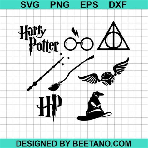 Harry Potter Bundle Svg Harry Potter Svg Hogwarts Svg