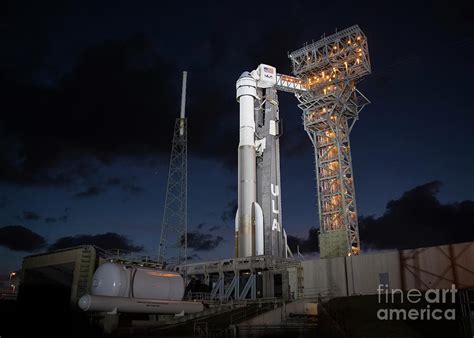 Cst-100 Starliner Launch Preparations Photograph by Nasa/joel Kowsky ...