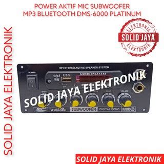 Jual Kit Power Speaker Aktif Mp Bluetooth Bt Dms Dms Digital