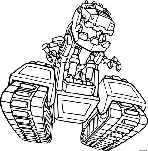 Coloriage Ty Rux From Dinotrux Dessin Dinotrux Imprimer