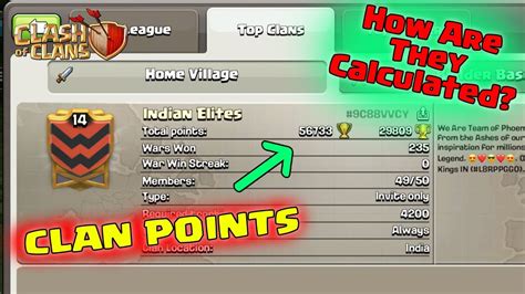 How Are Clan Trophies Calculated In Clash Of Clans New Update