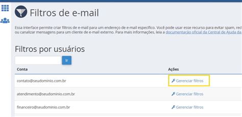 Como Criar Filtros De E Mail No Cpanel Angoweb