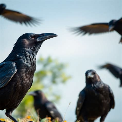 crows  facts     smart black bird learningmole