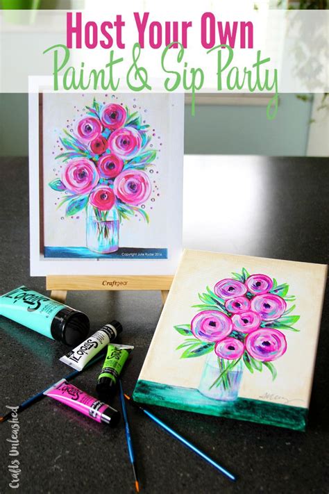 Diy Painting Party Host Your Own Paint Sip Consumer Crafts