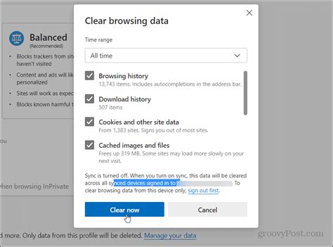 How To Delete Cookies And Browsing History From Microsoft Edge