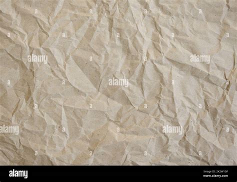 Paper Texture Background Of Brown Crumpled Recycled Cardboard Paper