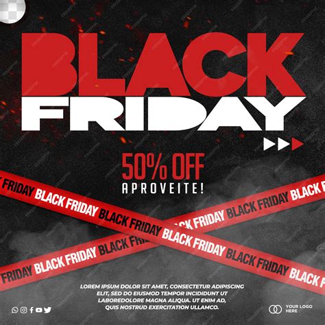 Social media template for black friday promotion | Premium PSD
