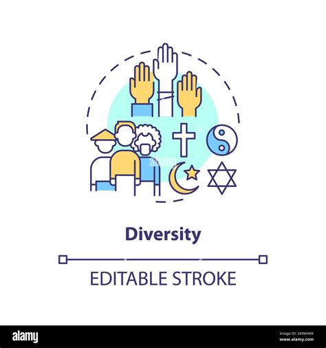 Diversity Concept Icon Stock Vector Image Art Alamy