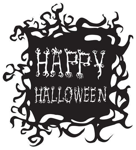 Halloween clipart transparent background