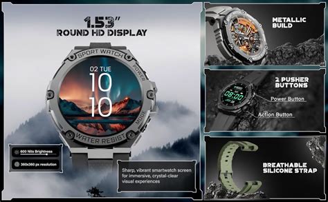 Amazon In Buy Promate Xwatch R Rugged Smartwatch For Men