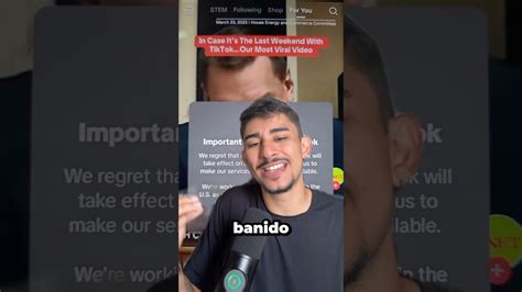 Tiktok Banido Dos Eua Youtube