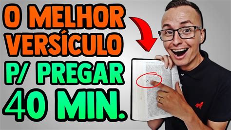 Descubra Como Pregar Minutos Em Um Vers Culo Thalles Villas Youtube