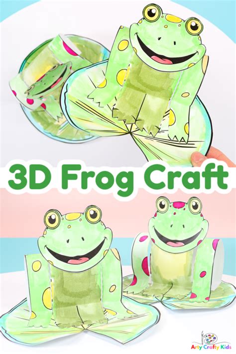 3D Printable Frog Craft - Arty Crafty Kids