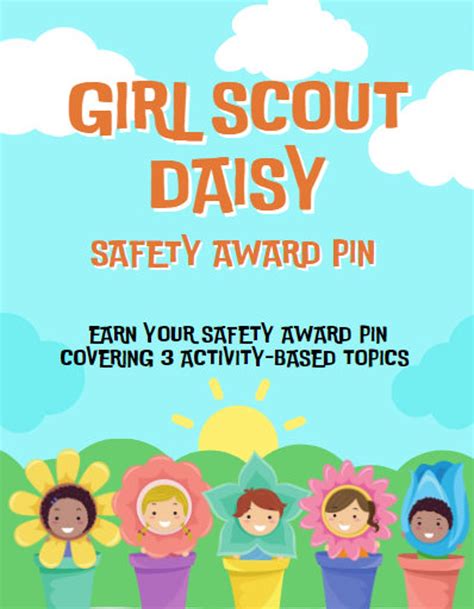 Daisy Safety Award Pin Activity Booklet Digital Download - Etsy