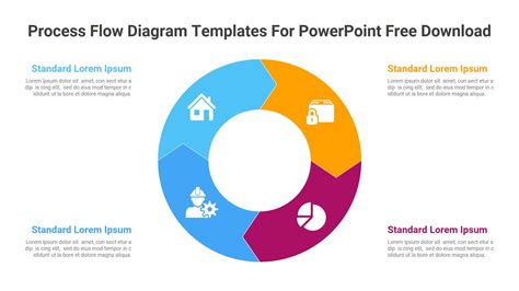 Process Flow Diagram Templates For PowerPoint Free Download | Marketing ...