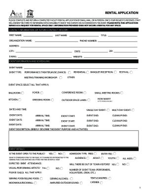 Fillable Online Austintexas Gov Rental Application Fax Email Print