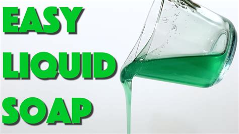 Easy Diy Liquid Soap Recipe Homemade Hand Soap Body Wash Dishwashing