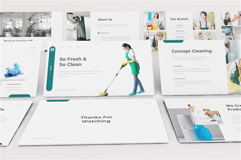 Cleaning Service Powerpoint Template Presentation Templates