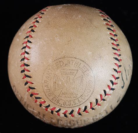 Lot Detail Babe Ruth Lou Gehrig Dual Signed Official League Baseball JSA