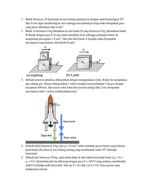 Soal Dinamika Partikel Pdf