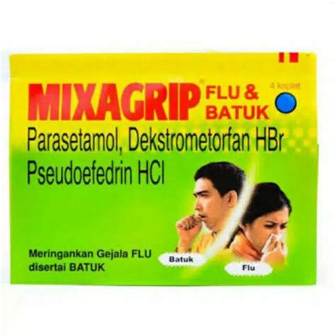 Jual Mixagrip Flu Dan Batuk 1 Strip Isi 4 Kaplet Shopee Indonesia