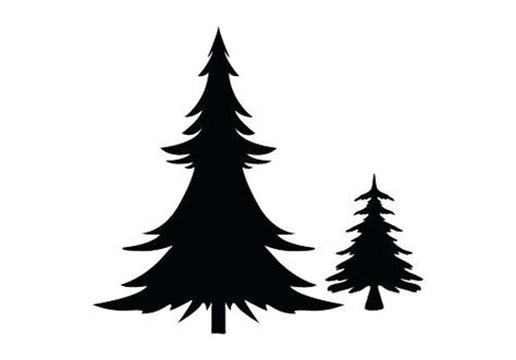 Winter Tree Silhouette Vector at GetDrawings | Free download