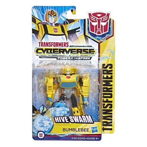 Transformers Toys Cyberverse Action Attackers Warrior Class Bumblebee ...