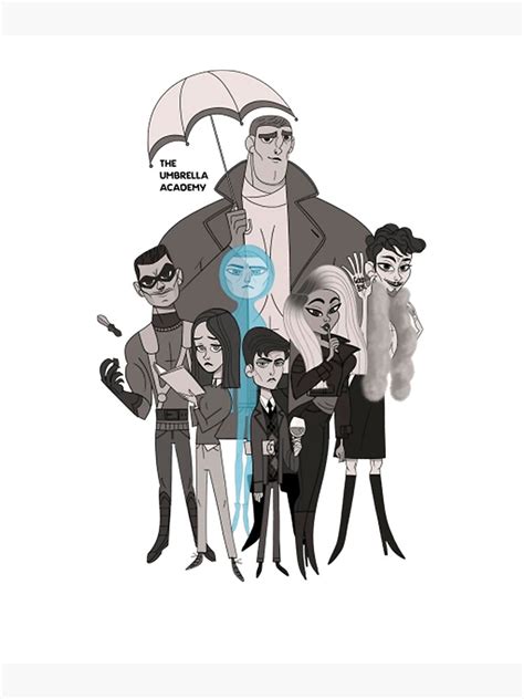 "The Umbrella Academy Umbrella Academy" Art Print by Marliesvandeput | Redbubble