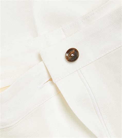 Kiton White Linen Bermuda Shorts Harrods Uk