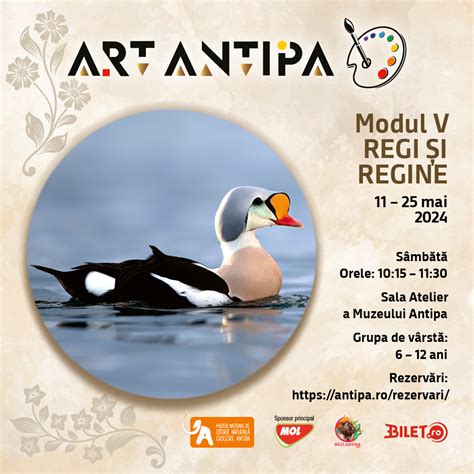 Ateliere Art Antipa 2024 mai iunie Muzeul Național de Istorie