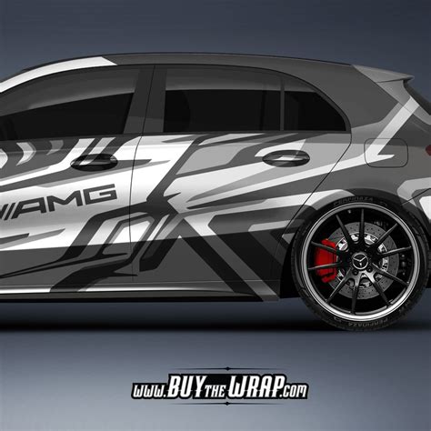 Mercedes Benz A Class Amg 2019 A Class Amg Vw T6 Car Graphics Vinyl Wrap