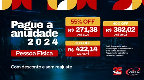 Anuidade 2024 Pessoa Física Desconto Especial e Sem Reajuste