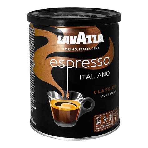 Buy Lavazza Italiano Espresso Classico Coffee Tin 250g Online At