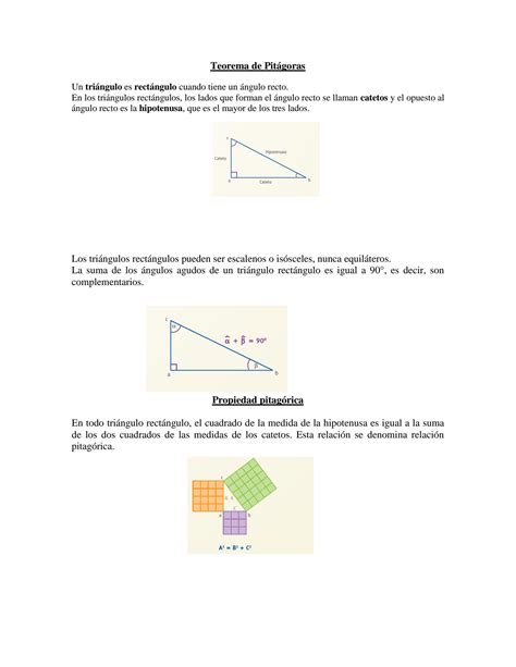 SOLUTION Teorema De Pit Goras Studypool