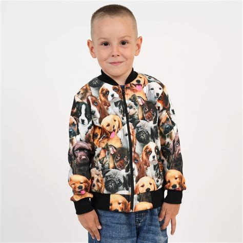 Бомбер для Мальчиков Песики 2792-28Песики Деми: купить оптом, в розницу
