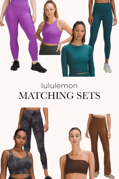 Best Matching Sets From Lululemon Try On Nourish Move Love