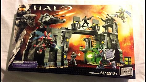 Mega Bloks Halo Unsc Firebase Building Toy 637pcs Spartan Kelly 1901554236