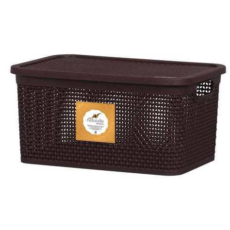 Caja Rattan Lts Rischioto Marron Sin Color Todolandia